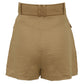 Shorts Zimmermann Linho Bege Tam. PP BR