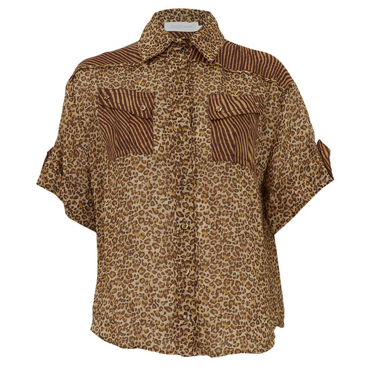 Conjunto Zimmermann Animal Print Tam. PP BR