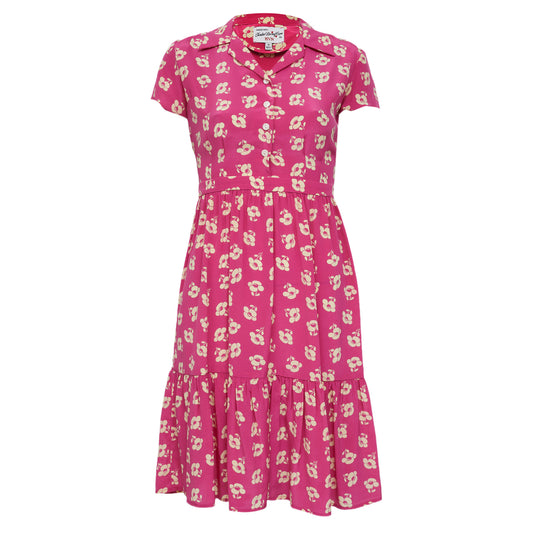 Vestido HVN Estampa Flor Tam 34 BR