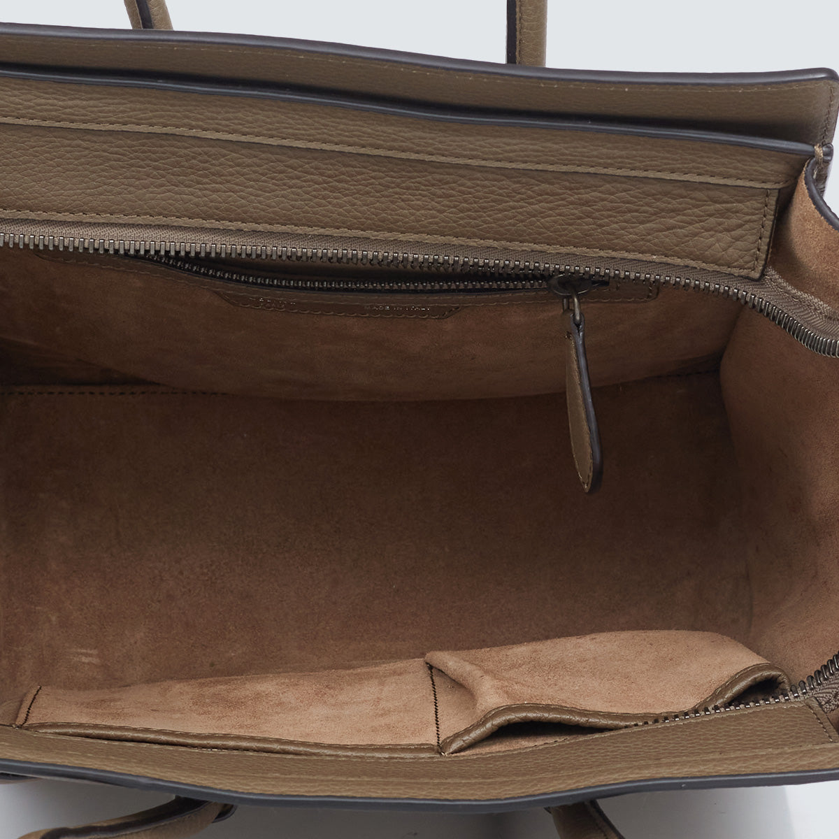 Bolsa Celine Luggage Bege Escuro