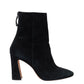 Bota Alexandre Birman Suede Preta Tam. 39,5 Br