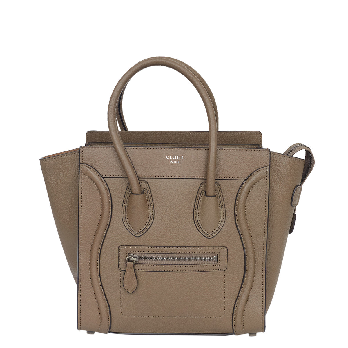 Bolsa Celine Luggage Bege Escuro