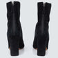 Bota Alexandre Birman Suede Preta Tam. 39,5 Br