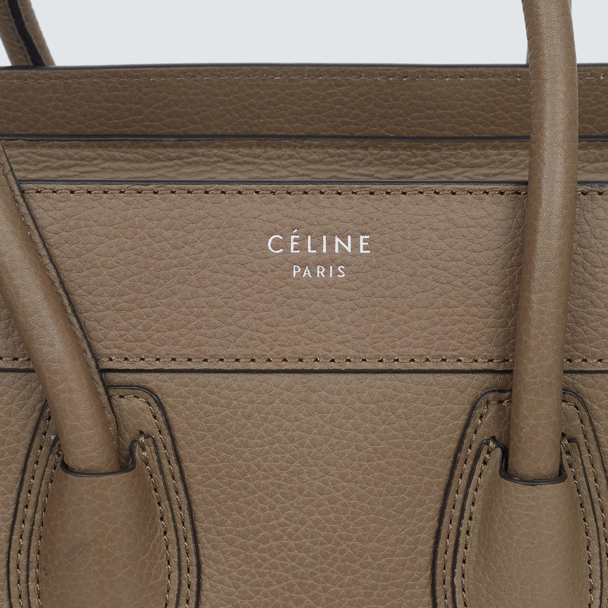 Bolsa Celine Luggage Bege Escuro