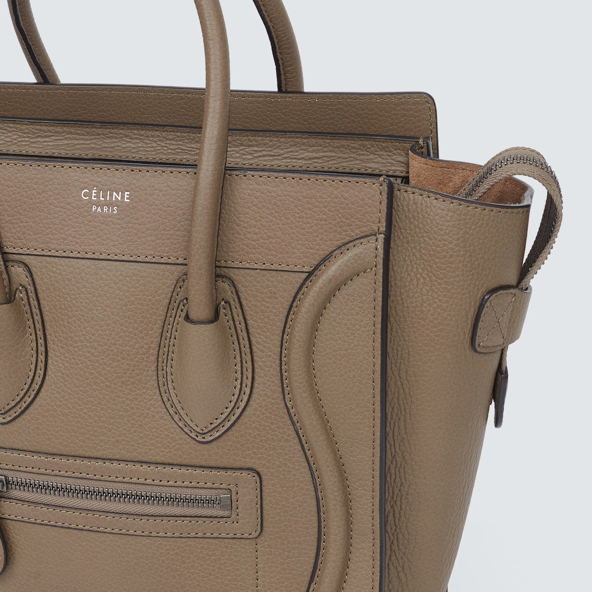 Bolsa Celine Luggage Bege Escuro