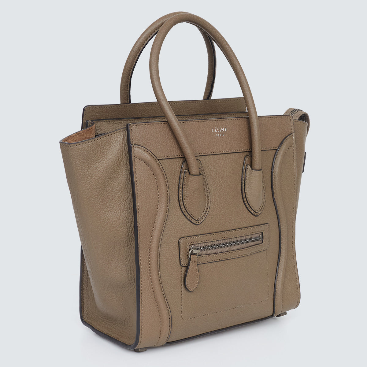 Bolsa Celine Luggage Bege Escuro
