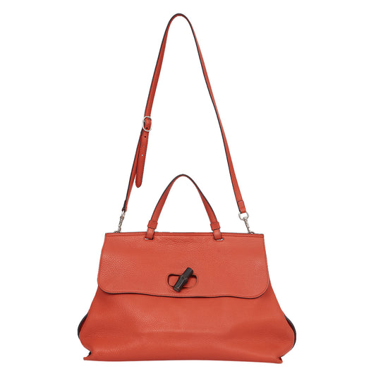 Bolsa Gucci Bamboo Daily Laranja
