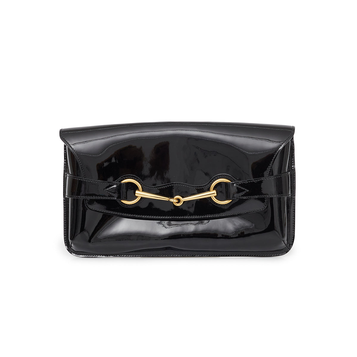 Clutch Gucci Preta Horsebit