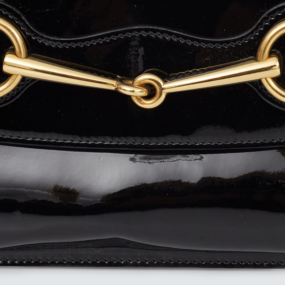 Clutch Gucci Preta Horsebit