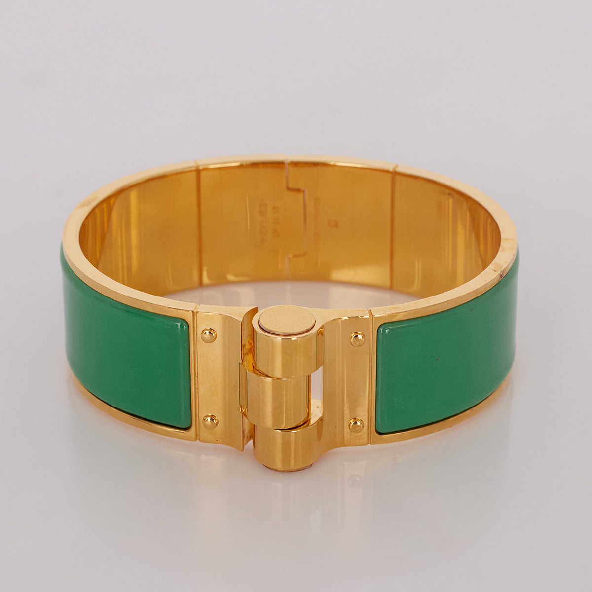 Pulseira Hermès Charniere Verde