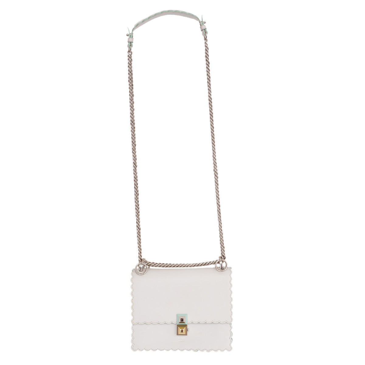 Bolsa Fendi Kan Branca