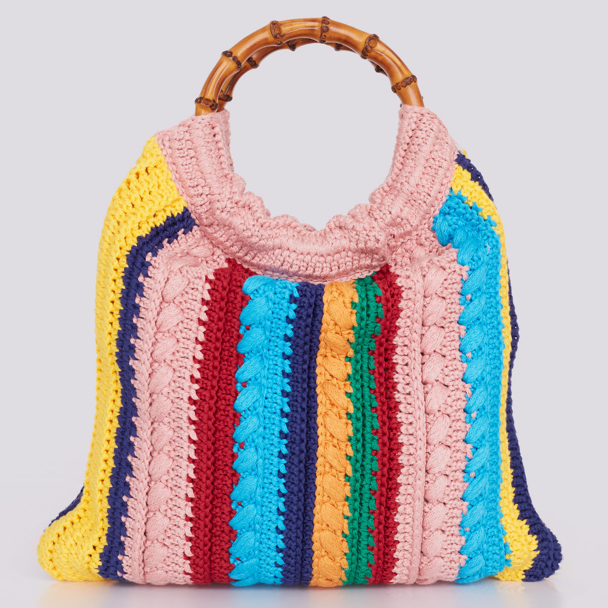 Bolsa Gucci Horsebit Multicolorida Crochet