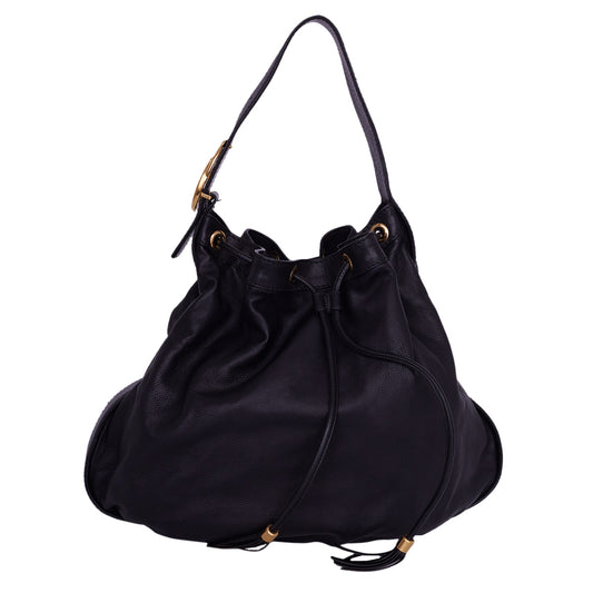 Bolsa Gucci Preta com Dourado