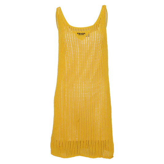 Vestido Prada Amarelo Tam. 38 Br