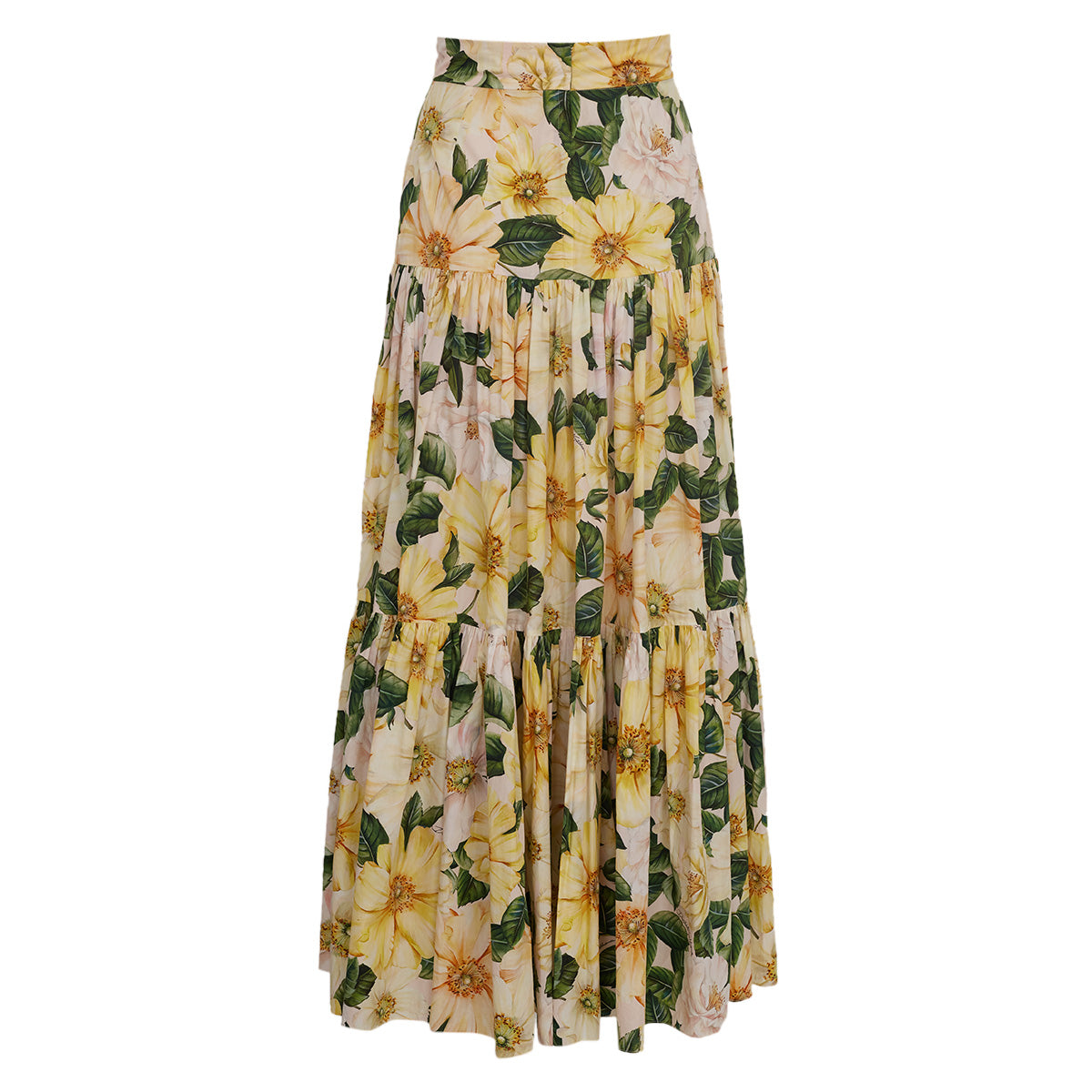 Conjunto Dolce & Gabbana Amarelo Florido Tam. 34 Br