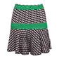 Saia Lolitta Preta e Branca Tam. M Br
