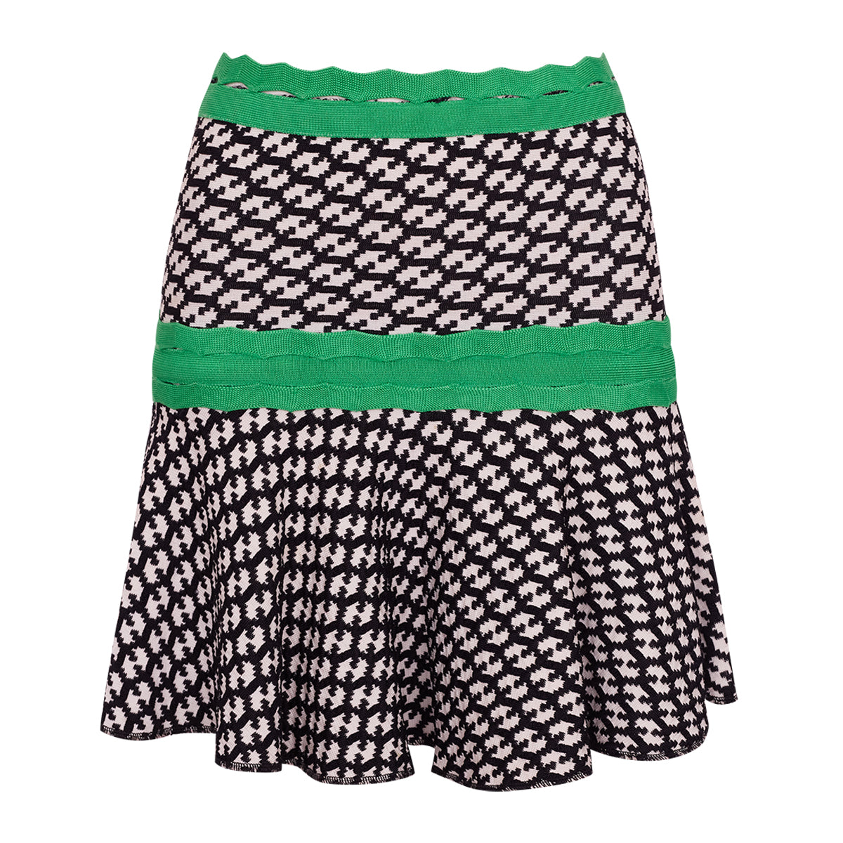 Saia Lolitta Preta e Branca Tam. M Br