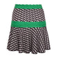 Saia Lolitta Preta e Branca Tam. M Br