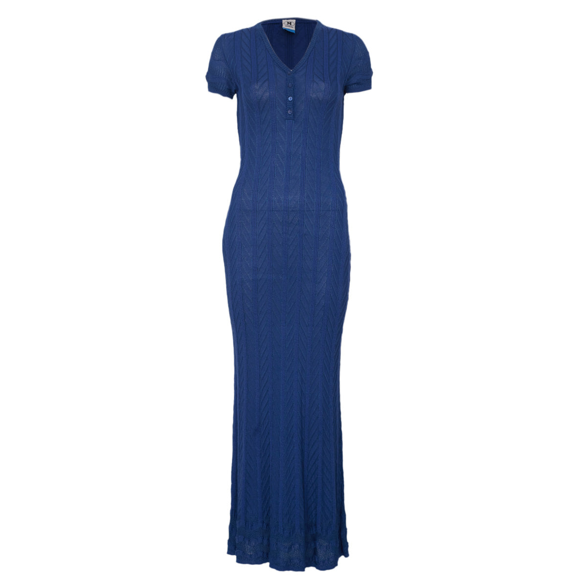 Vestido Missoni Azul Longo Tam. P BR