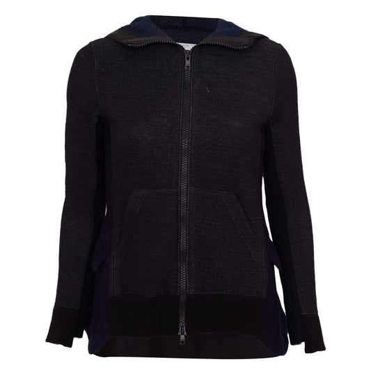 Jaqueta Sakai Moletom Azul Marinho Tam. 36 Br