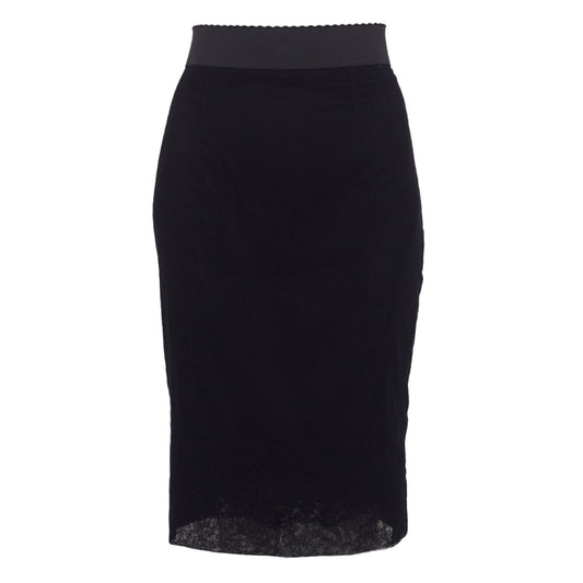 Saia Dolce & Gabanna Preta Tule Tam. 38 Br