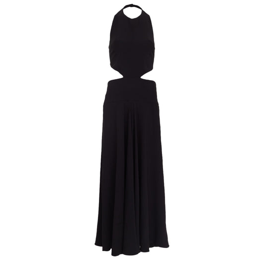 Vestido Nk Longo Preto Tam. 36 Br