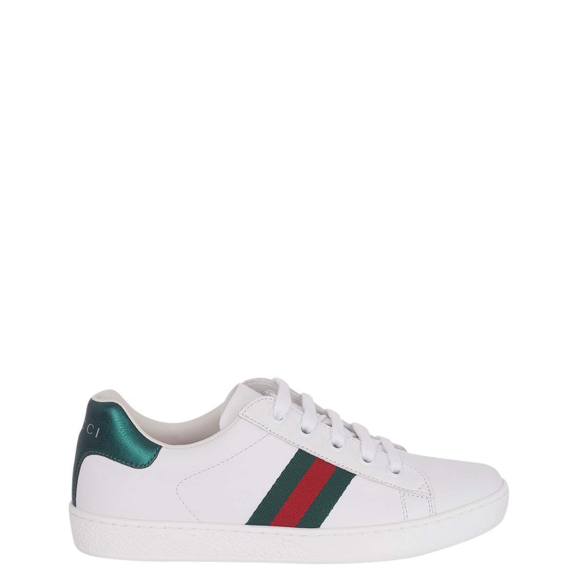 Tênis Gucci Ace Faixa Web Branco Infantil Tam. 31 Br