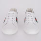 Tênis Gucci Ace Faixa Web Branco Infantil Tam. 31 Br