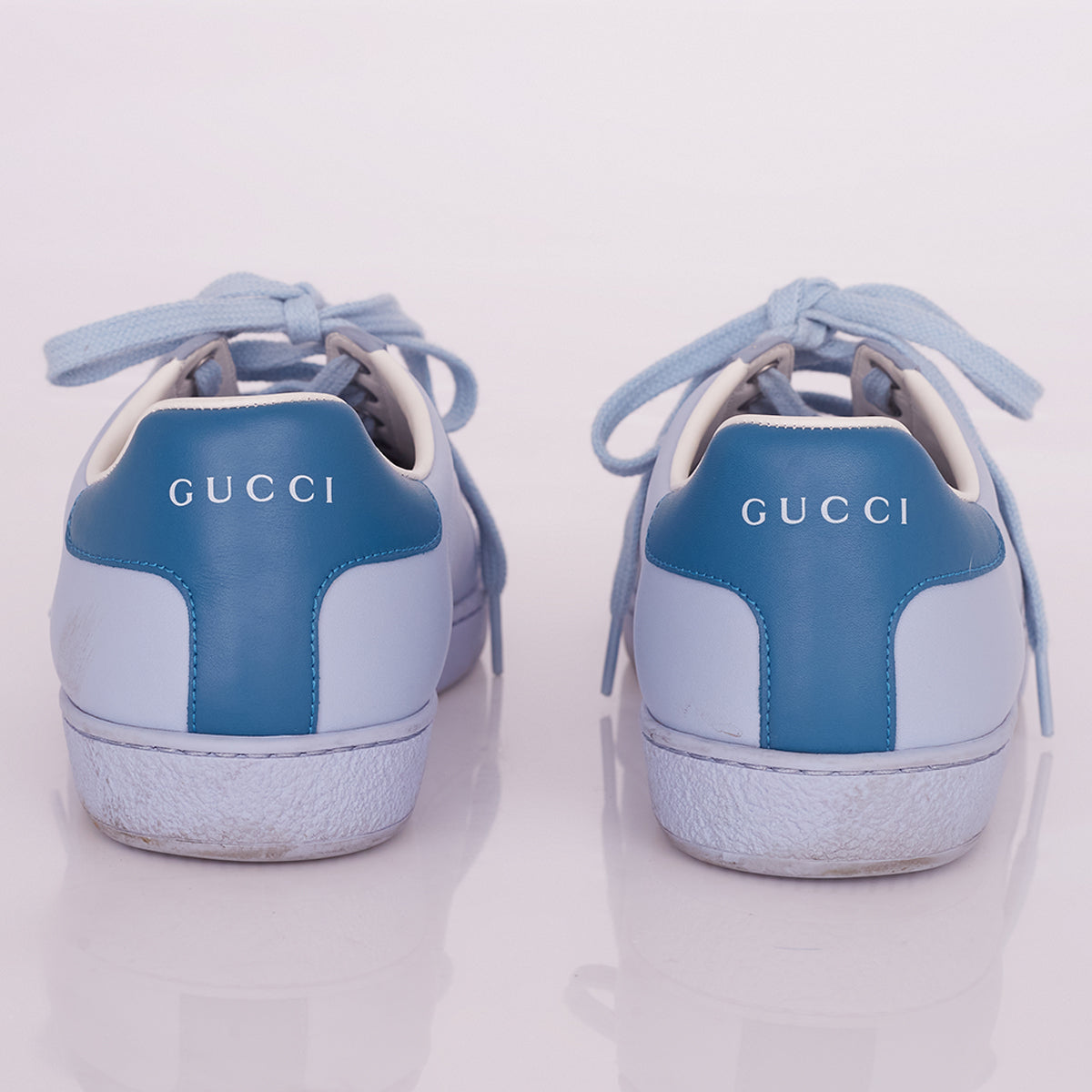 Tênis Gucci Interloccking Women's Azul Bebê Tam. 36,5 Br