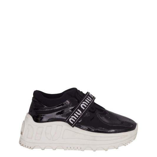 Tênis Miu Miu Verniz Preto Tam. 37 Br