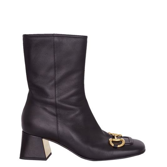 Bota Gucci Horsebit Preta Tam. 37 Br