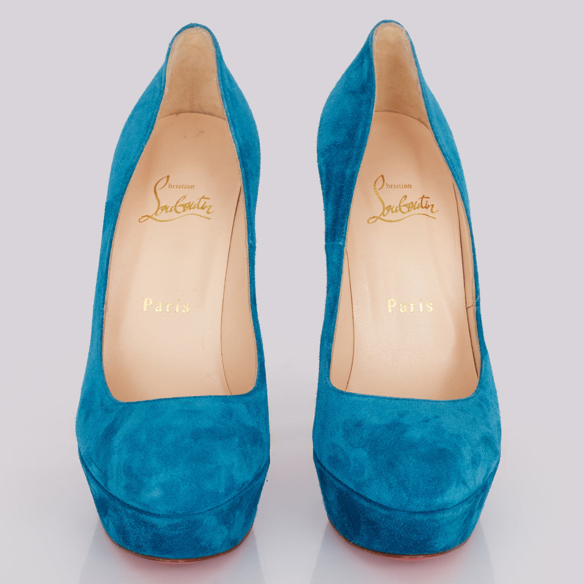 Sapato Christian Louboutin Azul Tam. 36 Br