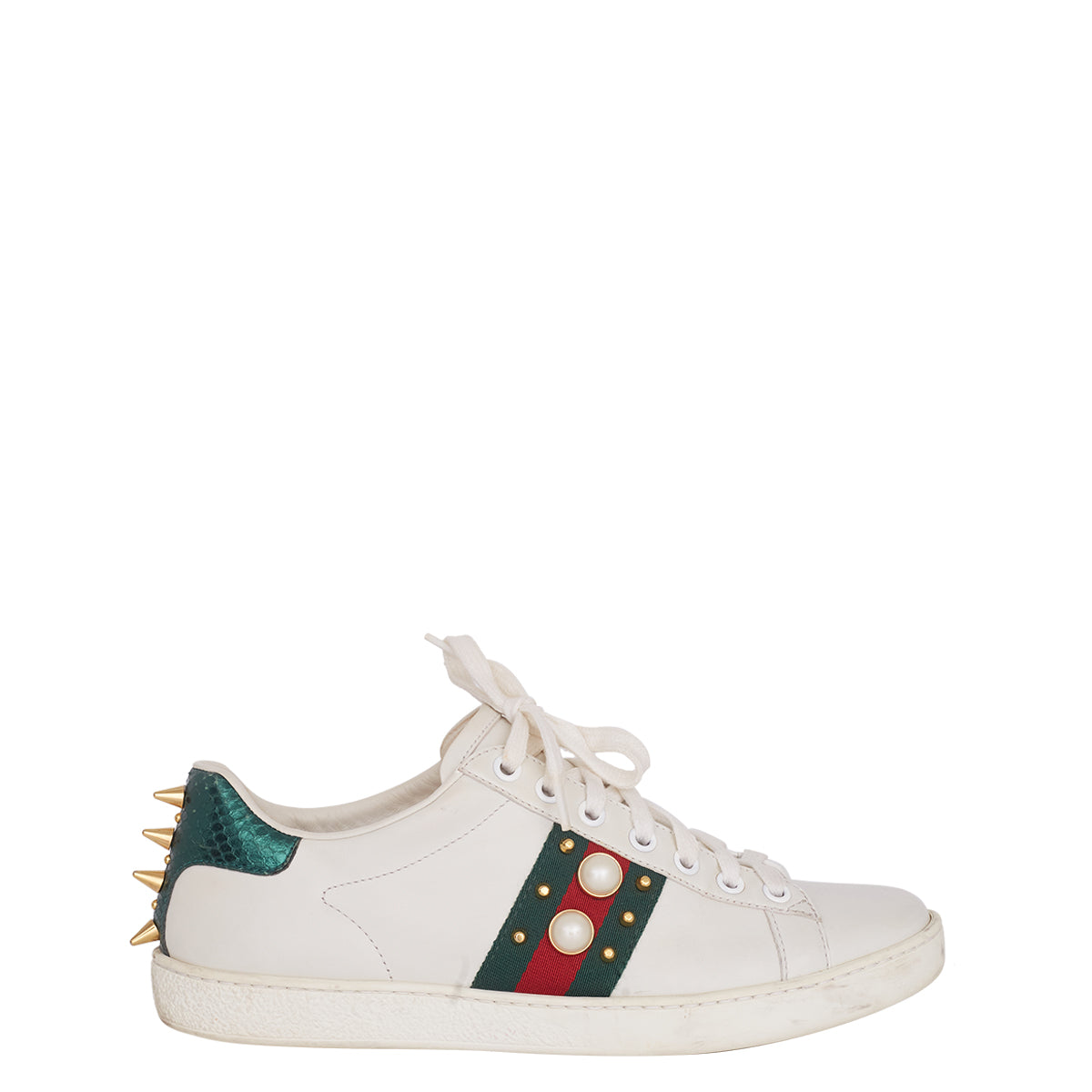 Tênis Gucci Ace Studded Tam. 35 BR