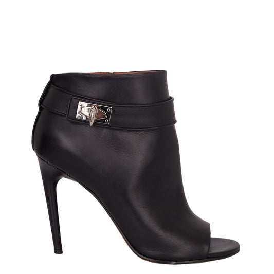 Ankle Boot Givenchy Couro Preta Tam. 38 Br