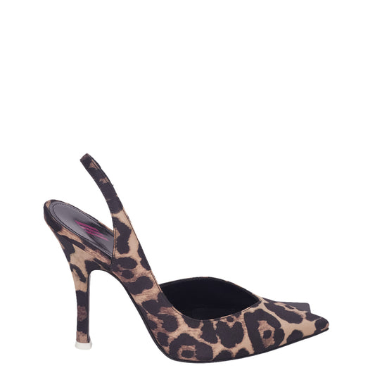 Scarpin The Attico Animal Print 35 Br