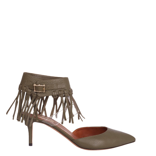 Scarpin Valentino Verde com Franjas Tam. 39 Br