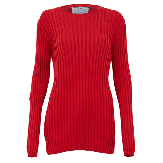 Malha Prada Canelada Vermelha TAM. 44 BR