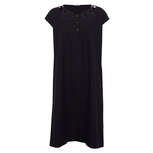 Vestido Miu Miu Preto Tam. 38 Br