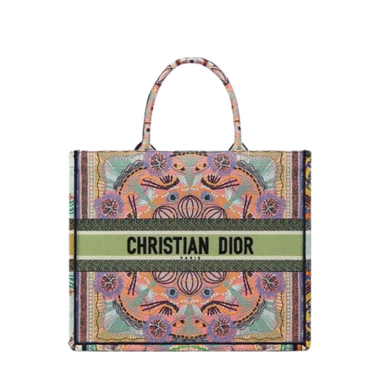 Bolsa Christian Dior Book Tote  Oblique Estampada