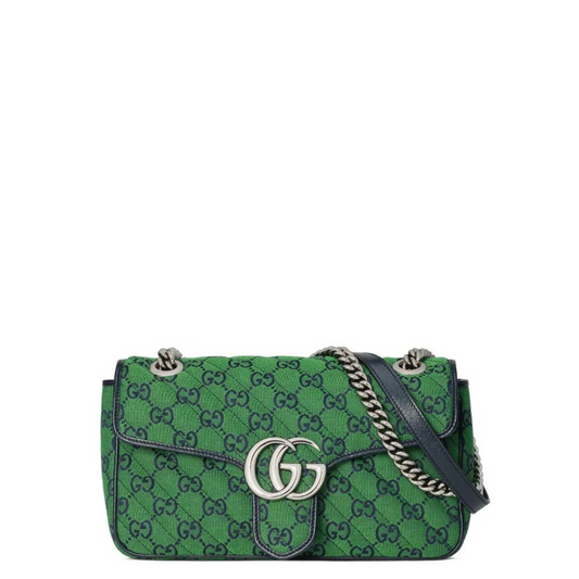 Bolsa Gucci GG Marmont Canvas Verde