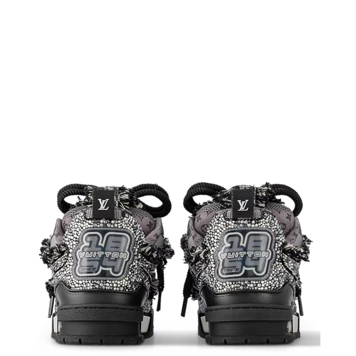 Tênis Louis Vuitton Skate Swarovski Preto Tam. 44 Br