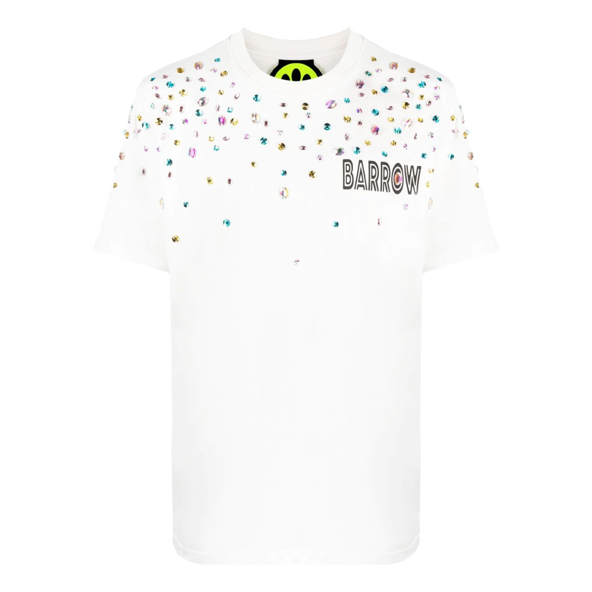 Camiseta Barrow Branca com Cristais Tam. P Br