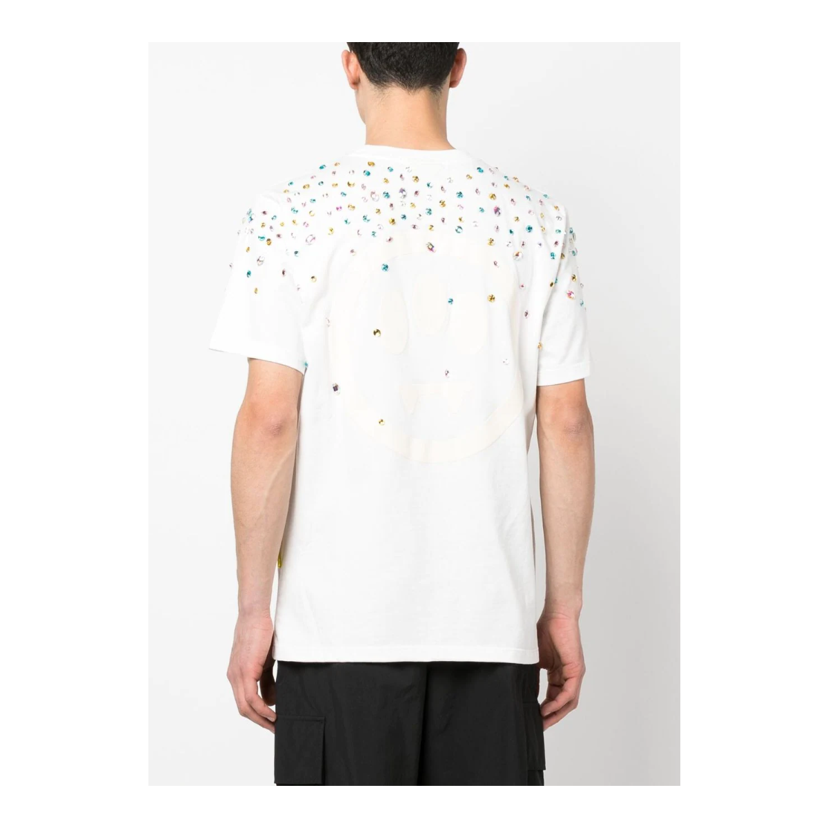 Camiseta Barrow Branca com Cristais Tam. P Br