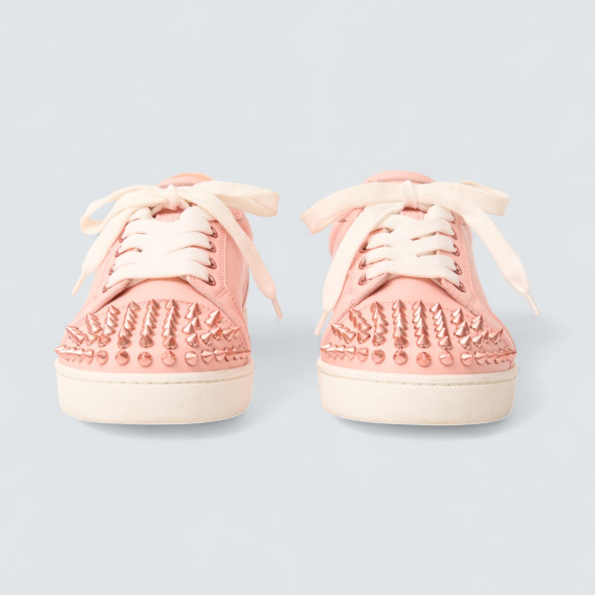 Tênis Christian Louboutin Vieira Spikes Pink Jupon Tam. 34,5 BR