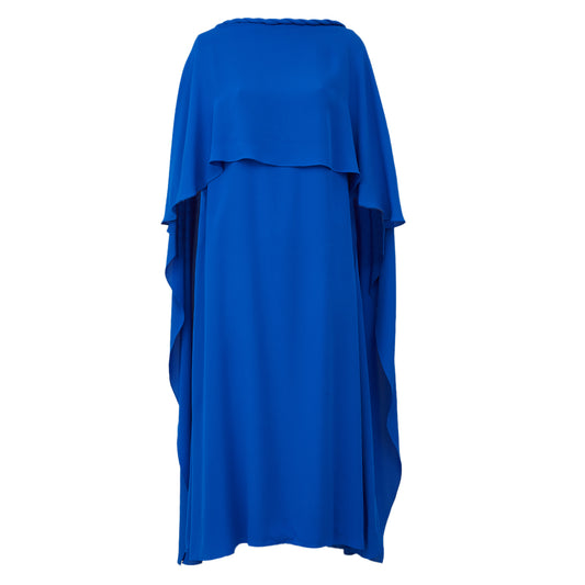 Vestido Valentino Azul Tam 46 Br