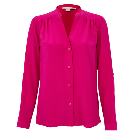 Camisa Diane Von Furstenberg Rosa Tam. P Br