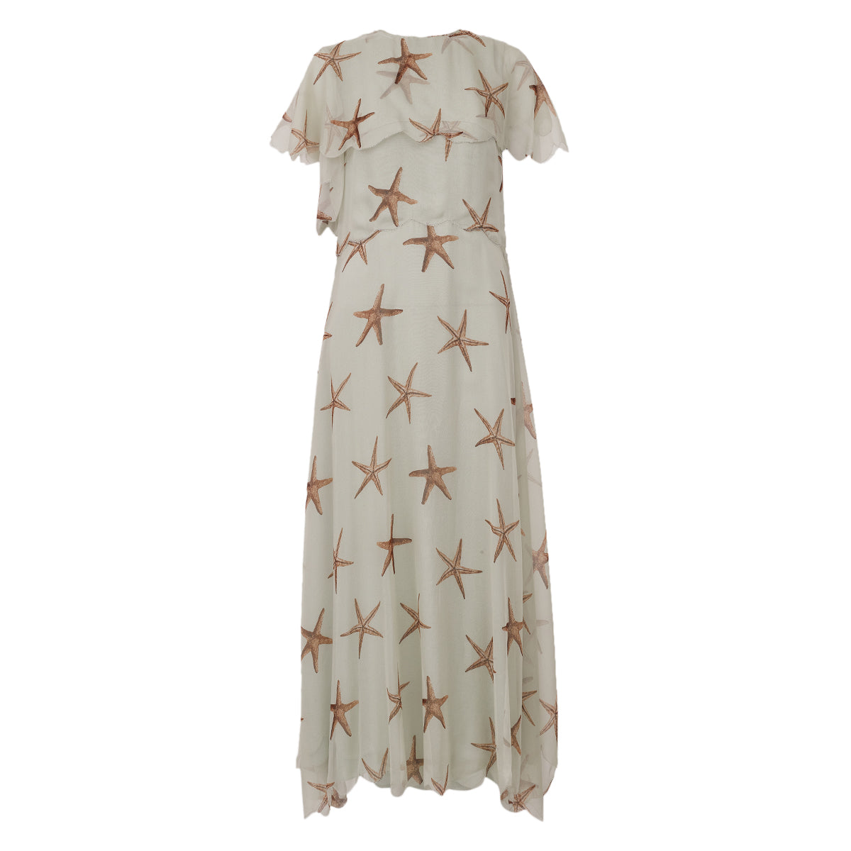 Vestido Valentino Verde Estampa De Estrela Do Mar Tam G Br