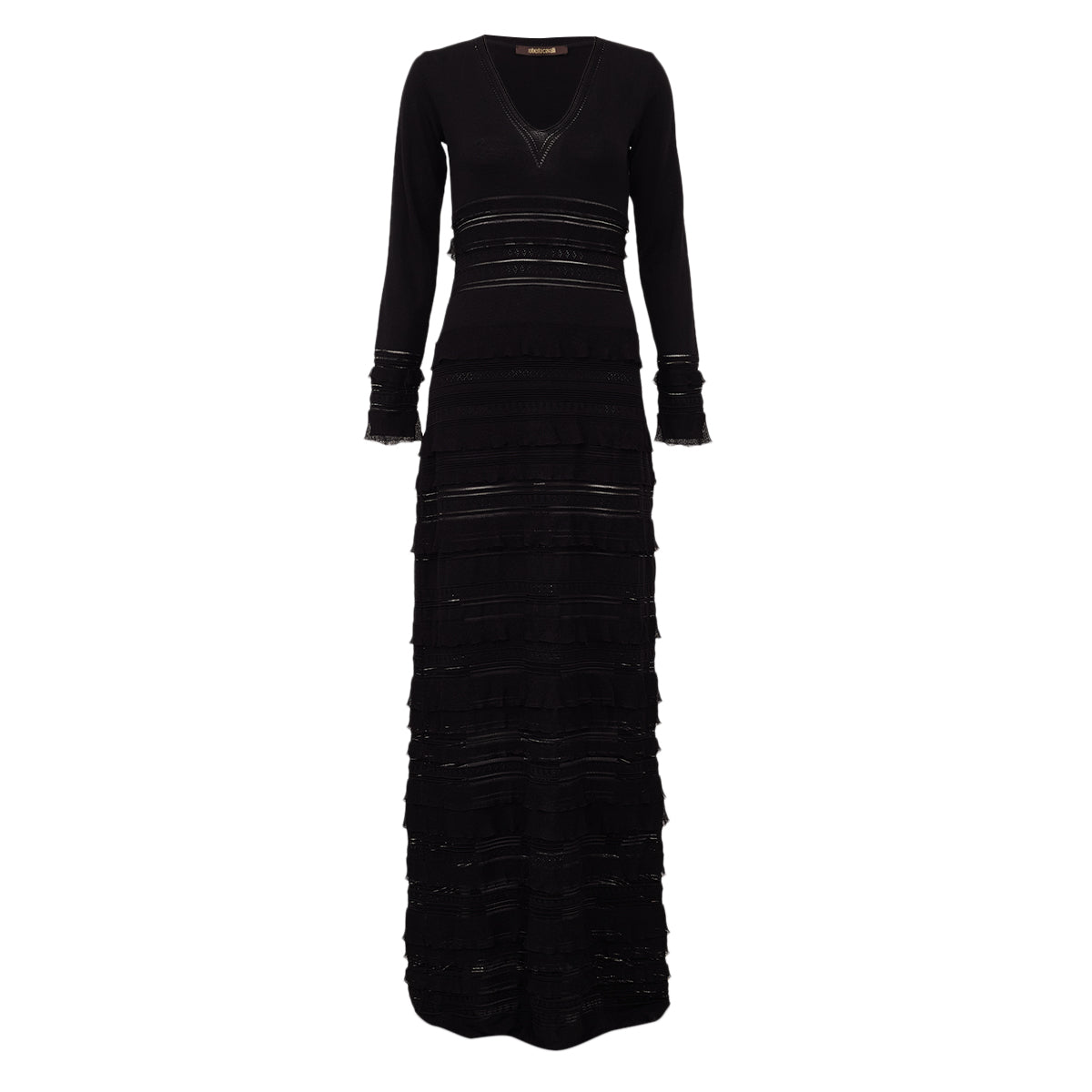 Vestido Roberto Cavalli Preto Renda Tam. 40 br