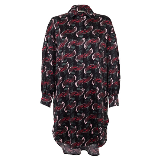 Vestido Fendi Preto Estampado Tam 38 Br