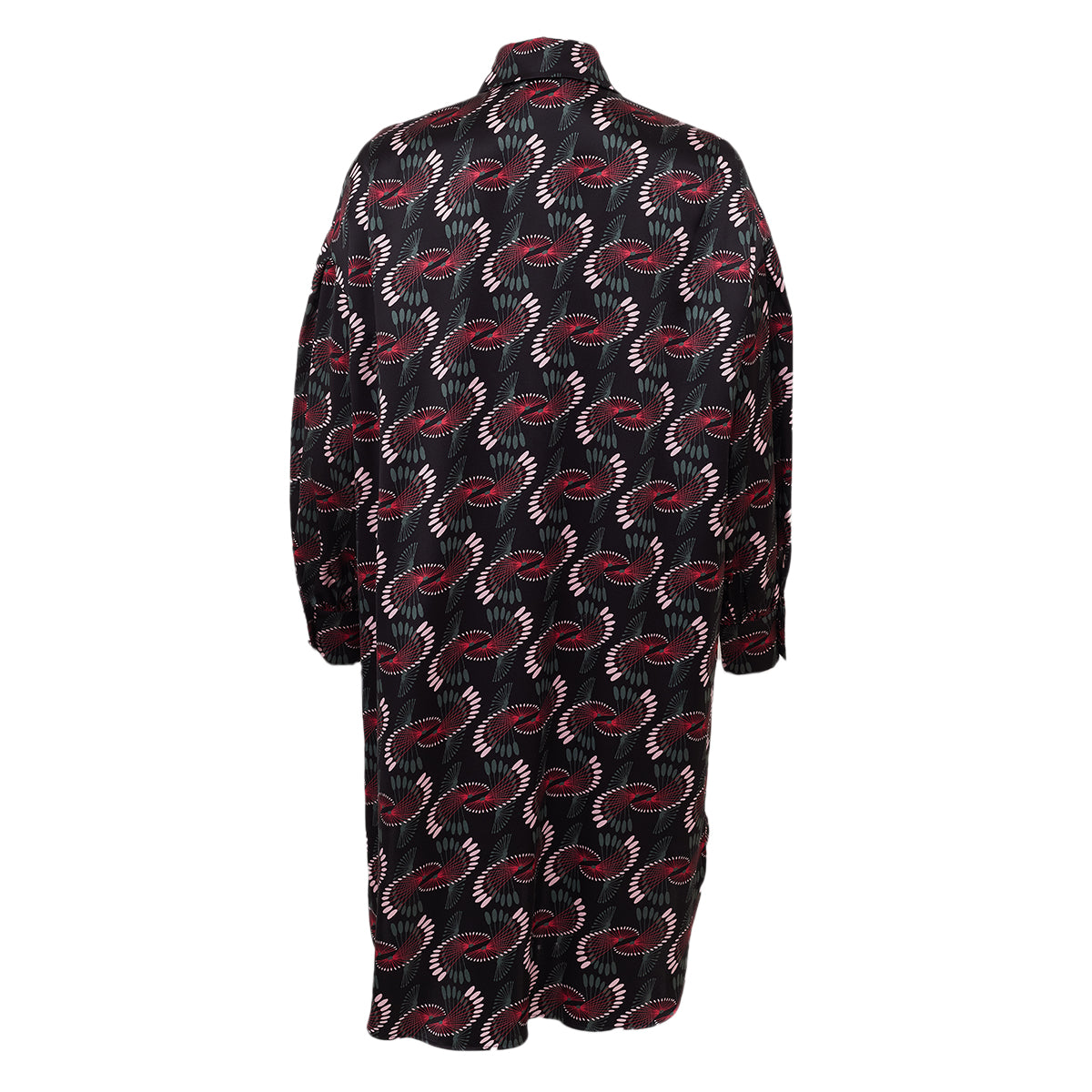 Vestido Fendi Preto Estampado Tam 38 Br